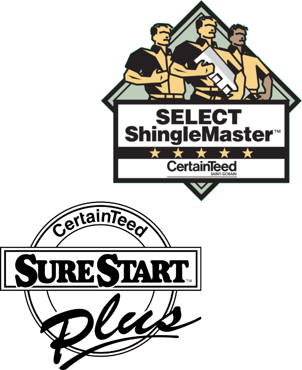 Select ShingleMaster SureStart Plus CertainTeed Warranty Logo