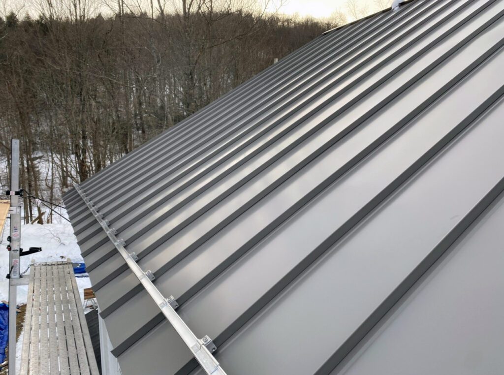 Metal roofing project in Berkshire County