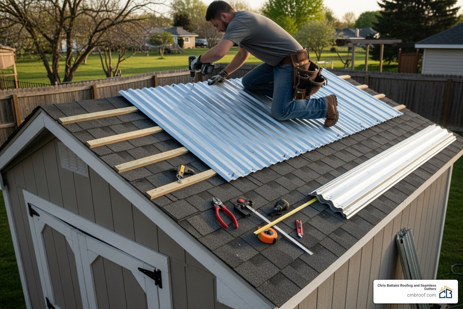 Metal Over Shingles? Shed Roofing Simplified