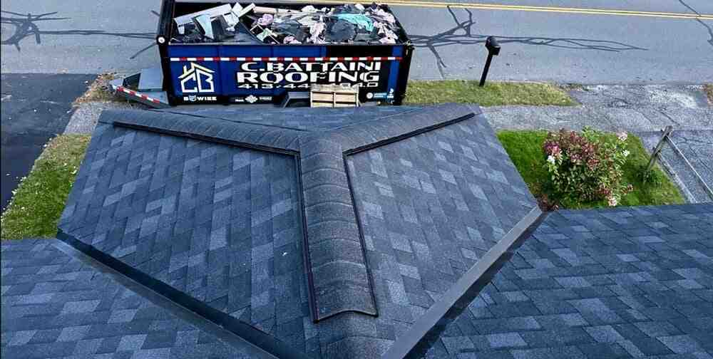 New asphalt roof
