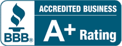 BBB Accredited Business, A+ rating