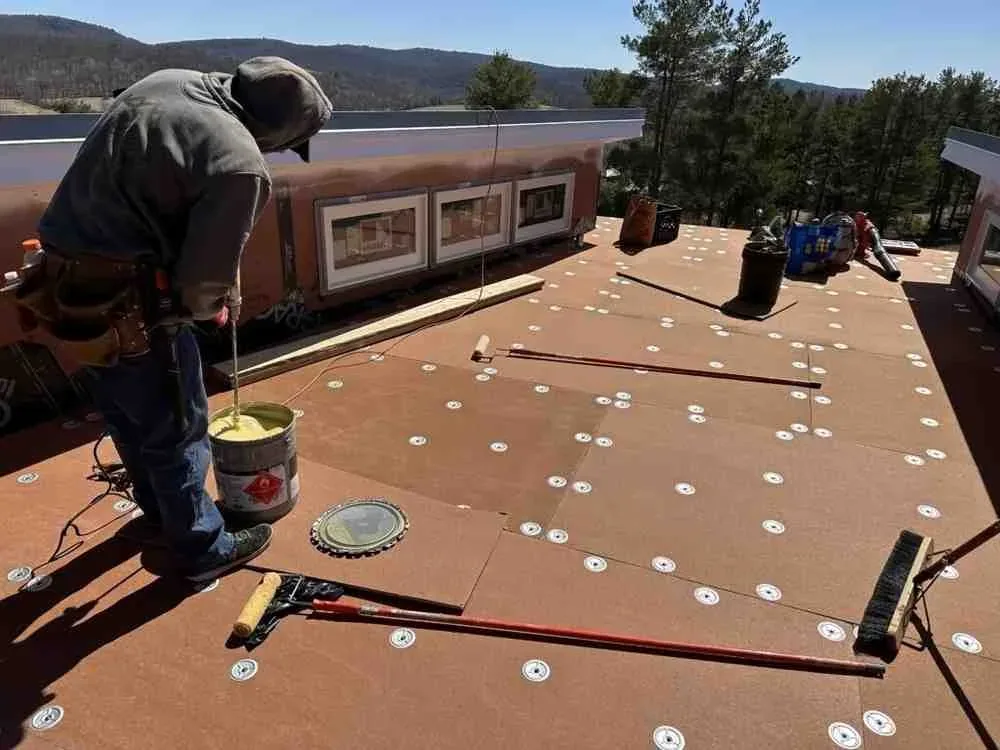 low slope roof repair